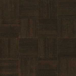 Millwork Square Oak Parquet Blackened Brown (Low Gloss)